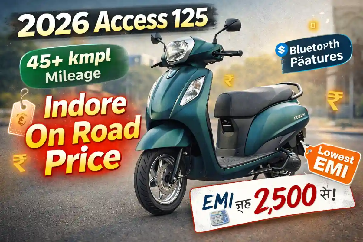 2026 Suzuki Access 125 लेने से पहले ये जान लो! Indore On Road Price EMI, Down Payment & Offers
