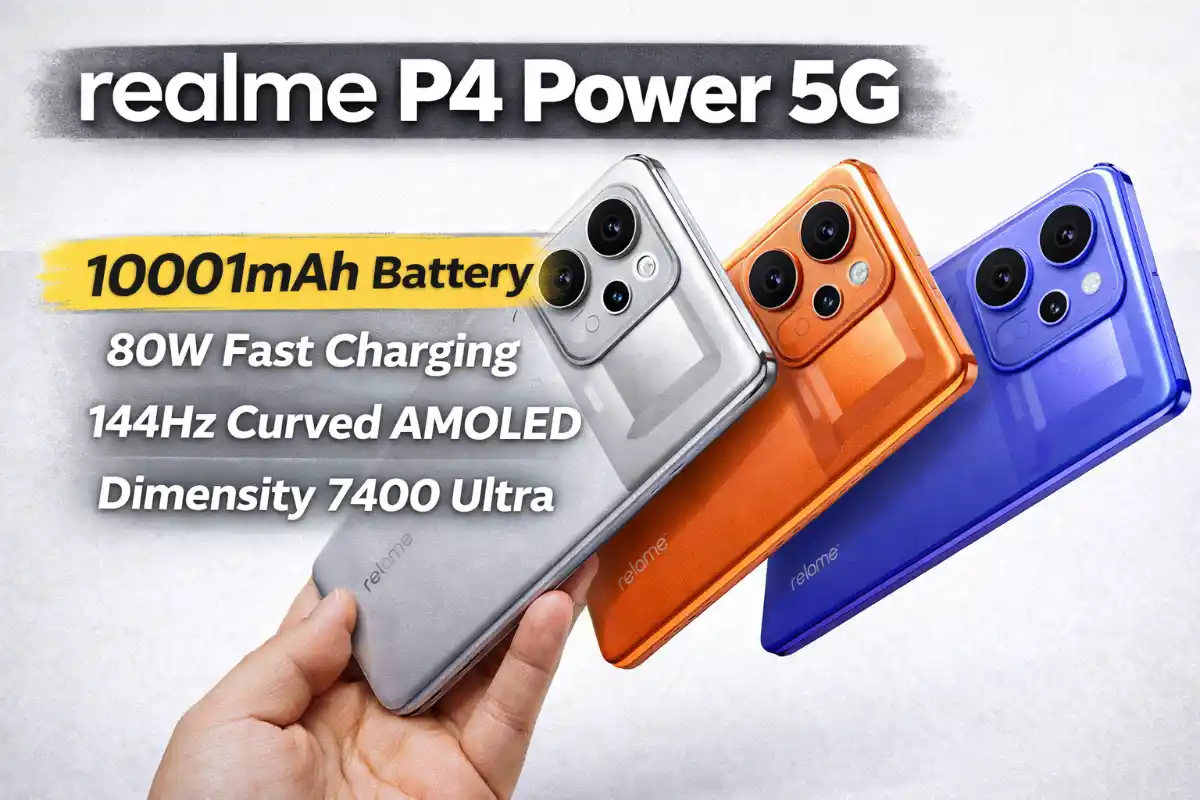 आ गया ब्रांड न्यू Realme P4 Power 5G Phone 80W Charging और Curved Display देख कर उड़ जायेंगे होश !